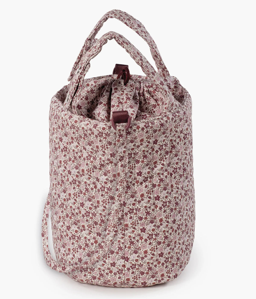 Pasito a Pasito Cherry Flowers Bucket Bag
